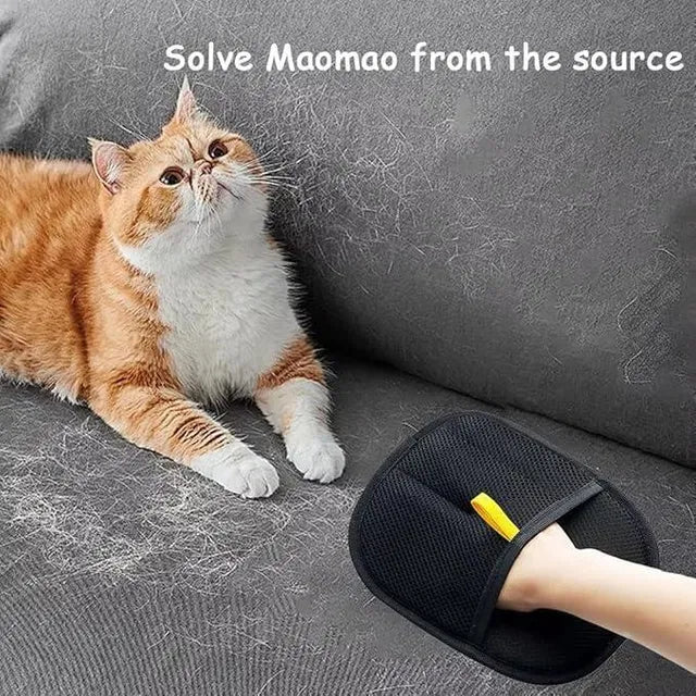 Pet Hair Removal Gloves – Reusable Grooming & Cleaning Gloves for Dogs & Cats