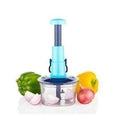 Manual Vegetable & Fruit Chopper – Easy Pull String Food Cutter