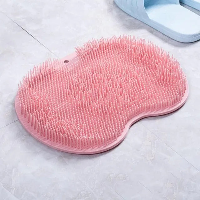 Silicone Multiuse Scrubber for Bath & Foot – 2-in-1 Body Cleaning Brush