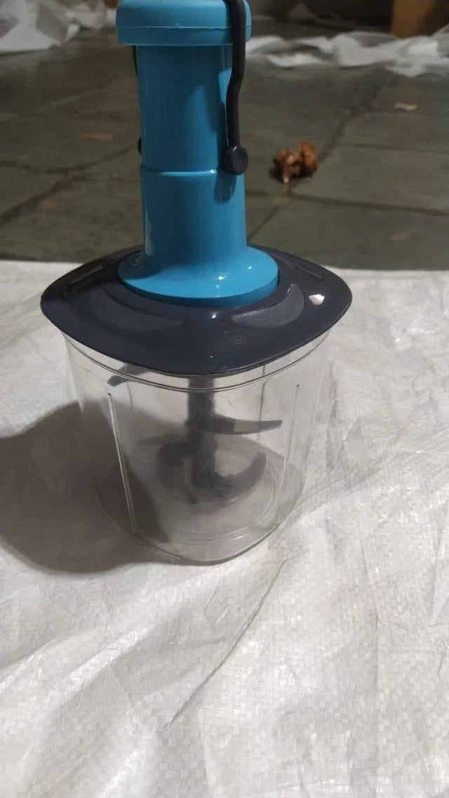Manual Vegetable & Fruit Chopper – Easy Pull String Food Cutter